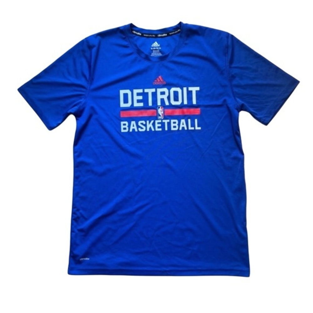 Adidas Detroit Basketball Blue Tee